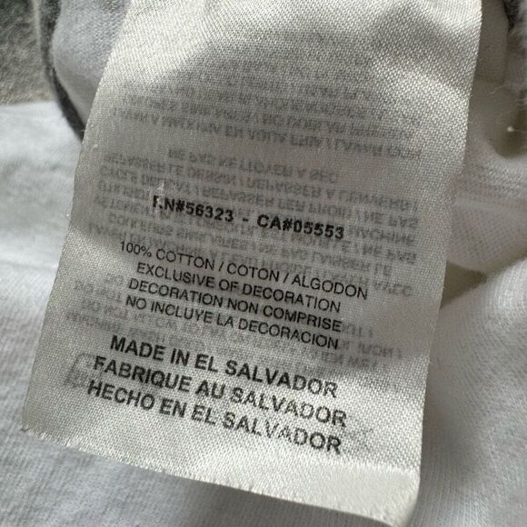 Air Jordan White Short Sleeve T-Shirt Size Small 100% Cotton Big Graphic Logo - Picture 11 of 16